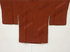 リサイクル　抽象模様織出し絵羽道行コート